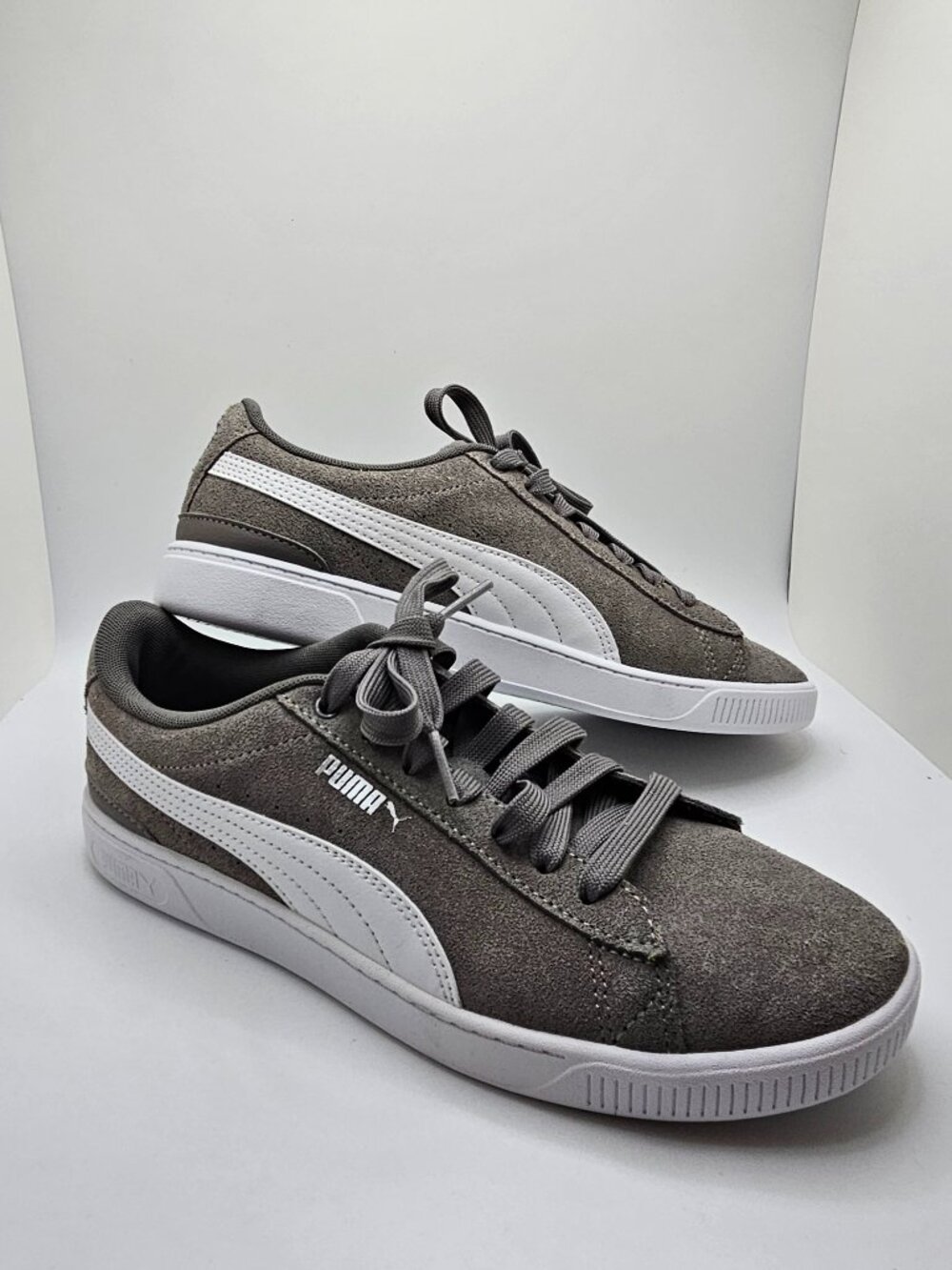 Puma Vikky - Women's 8 Grey + White